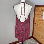 Free People  Double Dutch Flowy Halter Tunic Tank Top Bright Red Extra Small XS Photo 1