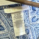 La Blanca  Tassel Trim Kimono Swim Cover Up Capri‎ Blue OS Photo 2