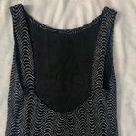 Dress Barn size 4 small y2k Black Silver Wavy Patterned Fabric lbd metallic 90s Photo 7