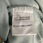 Hello Molly  Basque Country Long Sleeve Ruched Mini Dress Floral Sage Medium NWT Photo 9