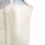 Z Supply Anthro Dip Dye Beaded Jean Vest Boho Women’s Size Medium Cotton Denim Photo 10