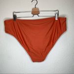 Kona Sol  high coverage hipster bikini swimsuit bottom in rust red size 20/22 Photo 4