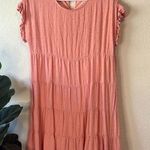 Emory park pink tiered baby doll Dress with Ruffle Sleeves Photo 0