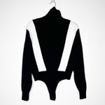 NEW RtA Isla Colorblock Bodysuit Women's Black White Size M Size M Photo 2