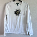 Ralph Lauren Lauren  Women’s Long Sleeve White Crew Neck Tee Photo 0