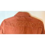 Vintage Cowgirl Up women's orange/rust corduroy western shirt sz. M Brown Size M Photo 8