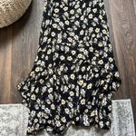 By Timo Black Floral Dress Size L Photo 1