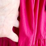 Figue Bella maxi cotton dress red size XS / S relaxed new with tags tassels Photo 10