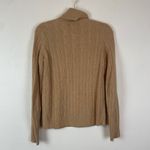 J.Crew Cable Knit Turtleneck Sweater M Merino Wool Angora Rabbit Hair Cashmere Photo 4