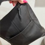 The Sak  Black Pebbled Leather Crossbody Bag With Adjustable Strap Photo 4