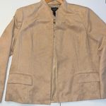 Vintage blazer faux suede soft open front blazer jacket coat dress jacket Size 18 Photo 2