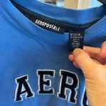 Aeropostale Y2K Sweatshirt Blue Aero Cotton Womens XS Photo 5