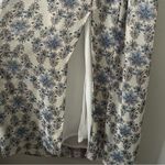 Lila Rose Lily Rose color block mixed textile maxi dress cream floral belt size small Photo 7