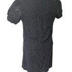 Axes Femme Black Lace Pullover Dress with White Lace Detail, Sz M Size M Photo 3