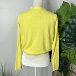 CAbi • #698 Yellow Long Sleeve Button Front Crop Knit Cardigan Sweater Photo 66