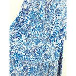 Lilly Pulitzer Kailua Smocked Seashell Print Blue Tie Shoulder Mini Dress Size M Photo 2