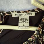 Sabrina Lauren size large black multicolored babydoll dress Photo 1