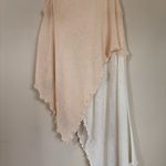 RONI BIS TOP Asymnetrical Sleeveless Linen Blend MEDIUM Two Tone Tan Photo 3