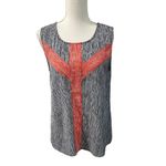 THML  Red White Striped Sleeveless Top M Photo 1