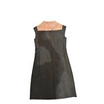 Vintage Womens Gray Dress & Coat Set Button Details Photo 8