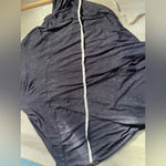 Chaser Sparkly Navy Oversized Cardigan Cape – Size Medium (NWT) Photo 3