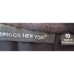 Briggs New York  Women's Black Dress Shorts Size 10 16 1/2" Long x 16" Waist x 9" Photo 2