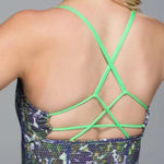 Lululemon  4 Dancing Warrior Tank in Floral Sport White Multi/Pistachio Photo 2