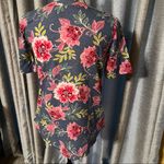 Loft Womens Size Small Blue Pink Floral Short Sleeve Cotton Crewneck Shirt NEW Photo 10