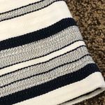 Loft Textured Blue White Stripe Skirt Size 16T New NWT Photo 2