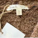 Hem & Thread  Faux Suede/Sherpa Open Front Vest Photo 12