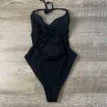AQUA  Swim Black One Piece Bathing Suite Size S Photo 3