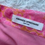 Amanda Uprichard Beckham Pink Geometric Print One Shoulder Top Size Small Photo 8