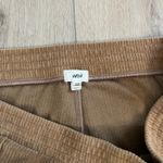 Aerie  Women’s Dark Tan Groove on Velour Ribbed Flare Pant Sz L Photo 5