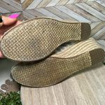 Toms  Ikat‎ Desert Wedge sz 8 Ankle Boots Gray and Cream Vacation Coastal Casual Photo 5