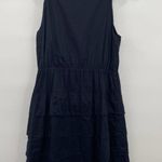 Maeve Anthropologie Dress Black Sleeveless Boatneck Midi Womens Size 2 Photo 5