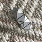H&M White and Gray Geometric Bracelet Photo 2