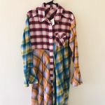 Free People Prarie Plaid Maxi Dress Slip Set NWT Photo 13