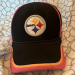 Reebok Onfield Pittsburgh Steelers Breast Cancer Awareness Hat Flexfit S/M Cap Photo 0