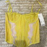Urban Outfitters Yellow Corset Top Photo 0