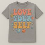 Handmade ‎ Love yourself women T-shirt Photo 0