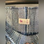 SO  | Blue Striped Linen Gauchos, Size S Photo 2