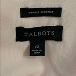 Talbots Peachy Pink Short Sleeve Button Up Shirt Top Womens Size 12 Photo 1