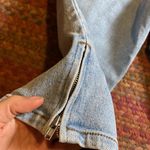 RETRO Y2K LOW RISE ZIP FRONT CAPRI JEAN PANTS COOL GIRL Blue Size 26 Photo 4