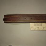 Leather Belt Ann Taylor Loft Brown Brass Buckle Size 36 Medium Genuine Leather Photo 6