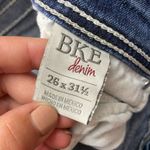 BKE denim Stella distressed jeans bootcut size 26x31 1/2 lighter western country Photo 8