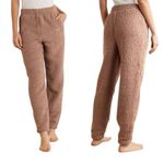 SKIMS  Desert Brown Teddy Sherpa Fleece Jogger Sweatpants Drawstring Waist Medium Photo 1