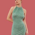 Romwe Solid Halter Bodycon Dress Photo 1