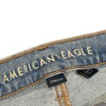 American Eagle Stovepipe Jeans Strigid Light Wash Women’s 14 Short Wide Leg Photo 2