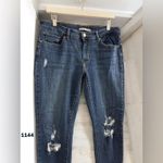 Levi's 1144 711 Skinny Jeans 31 (33x29.5) Mid Rise Distressed Stretch Photo 1