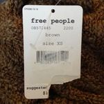 Free People Brown Chevron Sweater Knit Tank Top size XS Photo 11